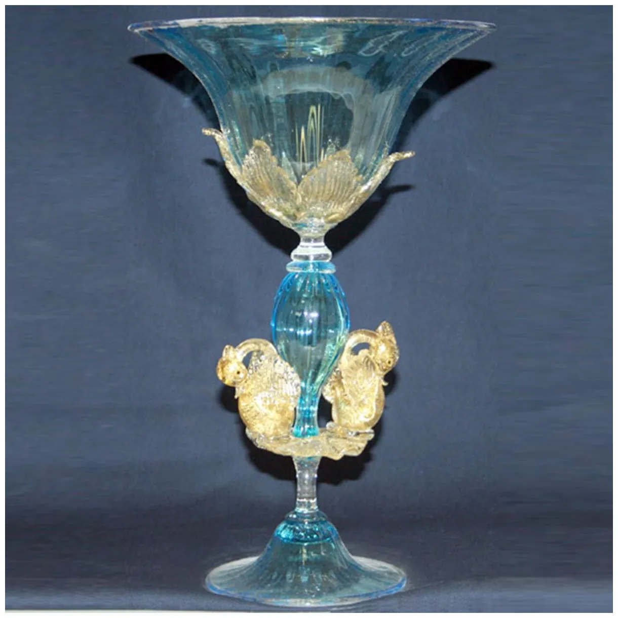"" murano drinking glass