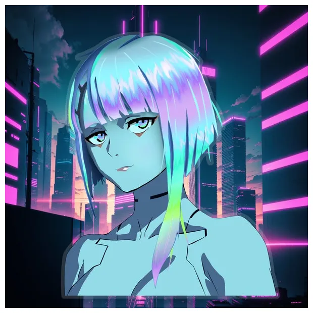 Cyberpunk anime lucy etsy