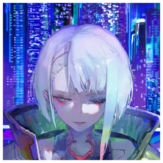 《赛博朋克：边缘行者》头像图片，露西不疯没意思 bobopic