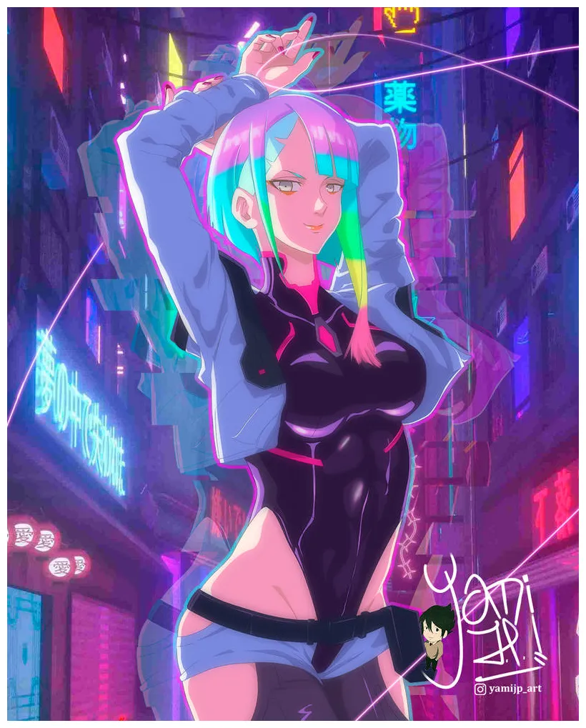 Lucyna kushinada_cyberpunk edgerunners by yamijuabpablo on deviantart
