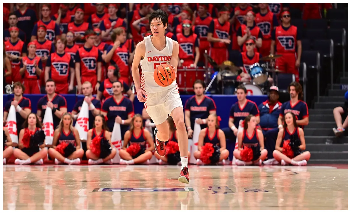 Mike Sharavjamts - Men's Basketball - University of Dayton Athletics
