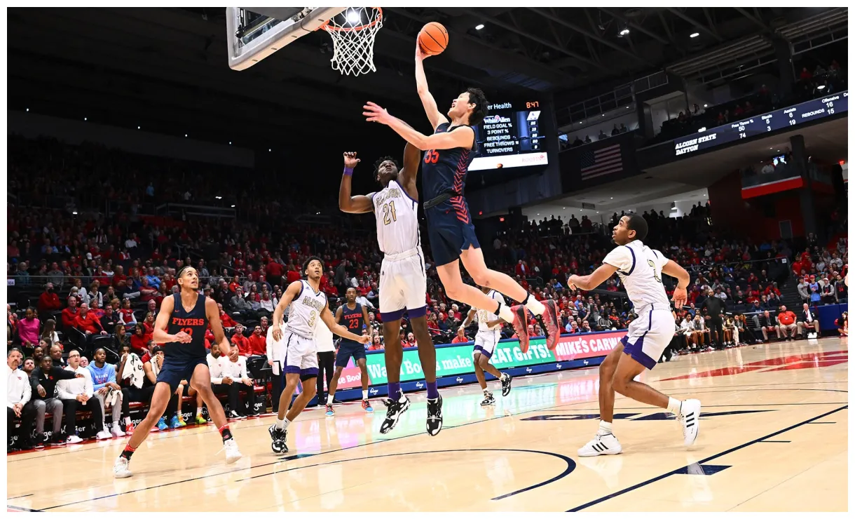 Mike Sharavjamts - Men's Basketball - University of Dayton Athletics