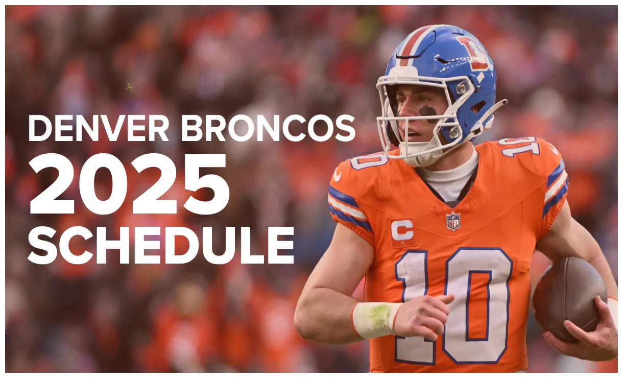 The denver broncos' official schedule has been released 9news