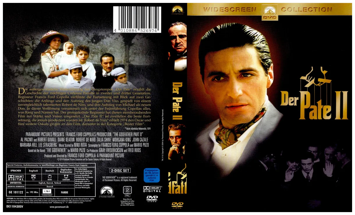 Der Pate 2 | DVD Covers | Cover Century | Over 1.000.000 Album Art