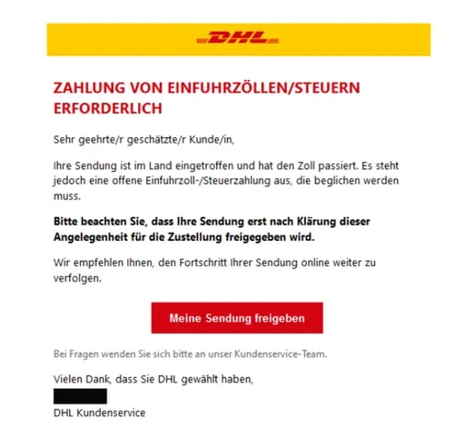Zollgebühren dhl-pakete diese betrugsmasche ist täuschend echt!