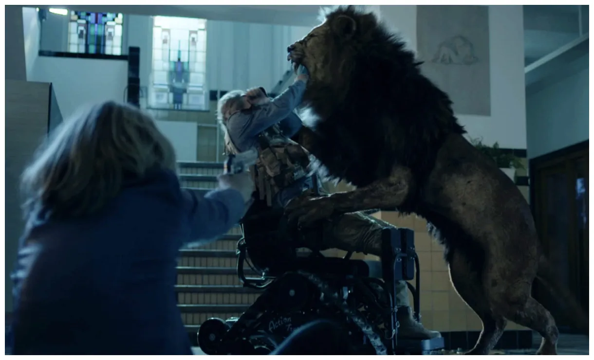 Trailer and poster: Killer-lion thriller from “AMSTERDAMNED’s” Dick