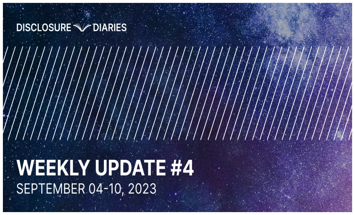 Disclosure diaries update #4