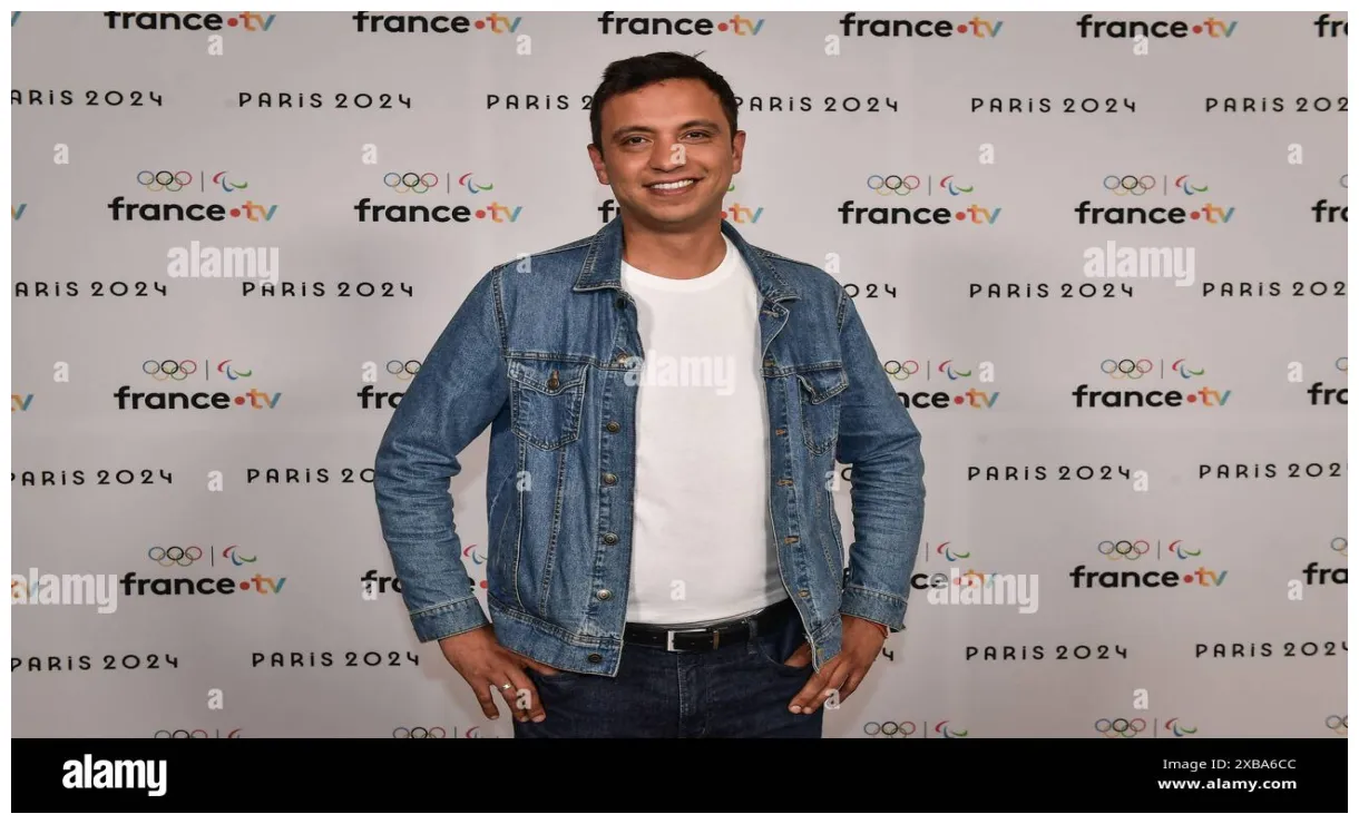 French journalist Djamel Mazi poses for a photocall prior to the France
