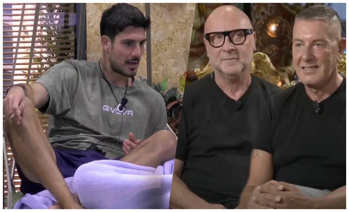 Dolce e gabbana tirati in ballo al grande fratello "prendo e li chiamo"