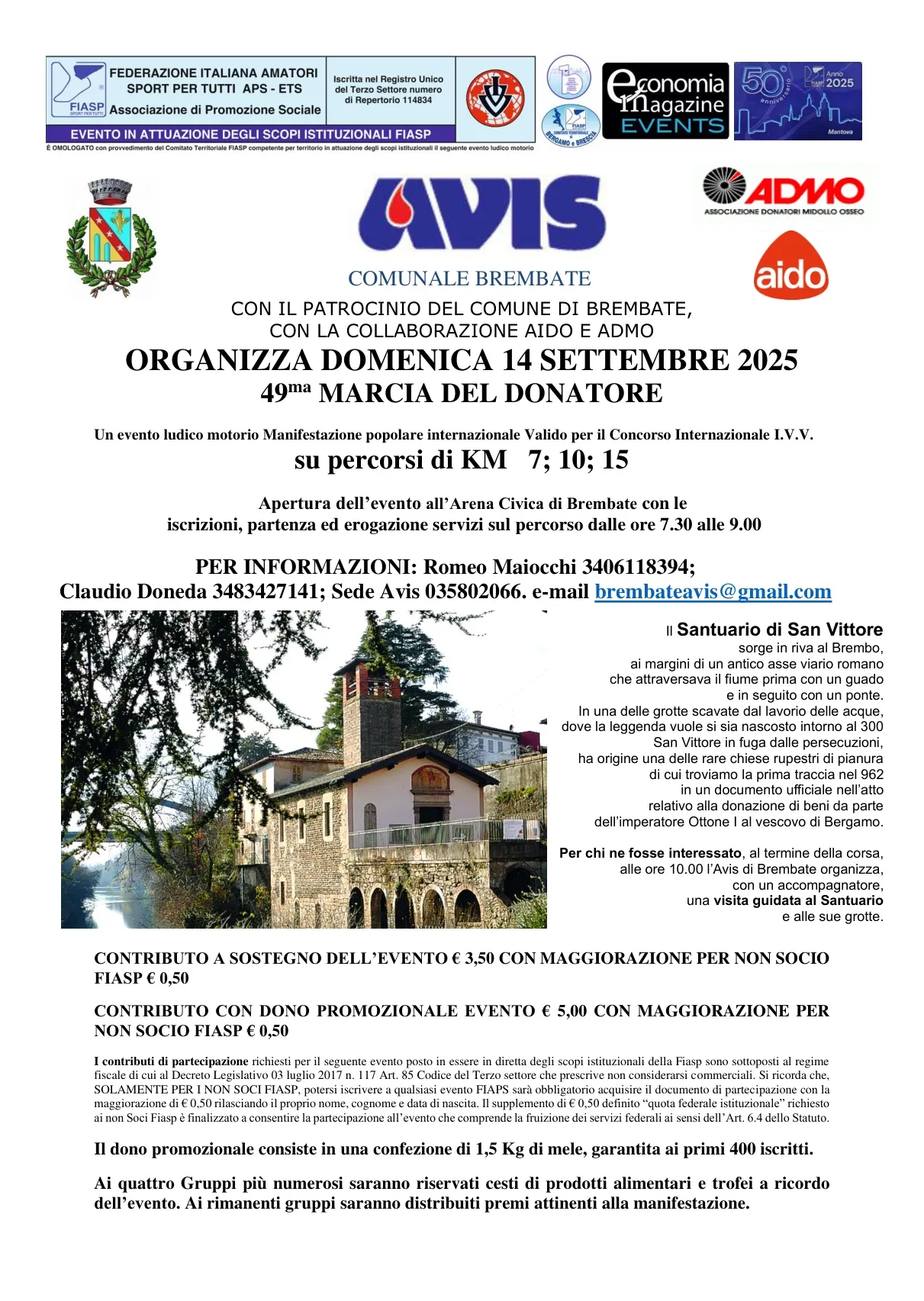 49ª MARCIA DEL DONATORE 2025 - IlPodismo