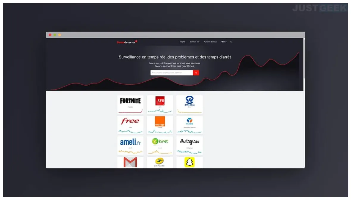 Savoir si un service est en panne en un rien de temps