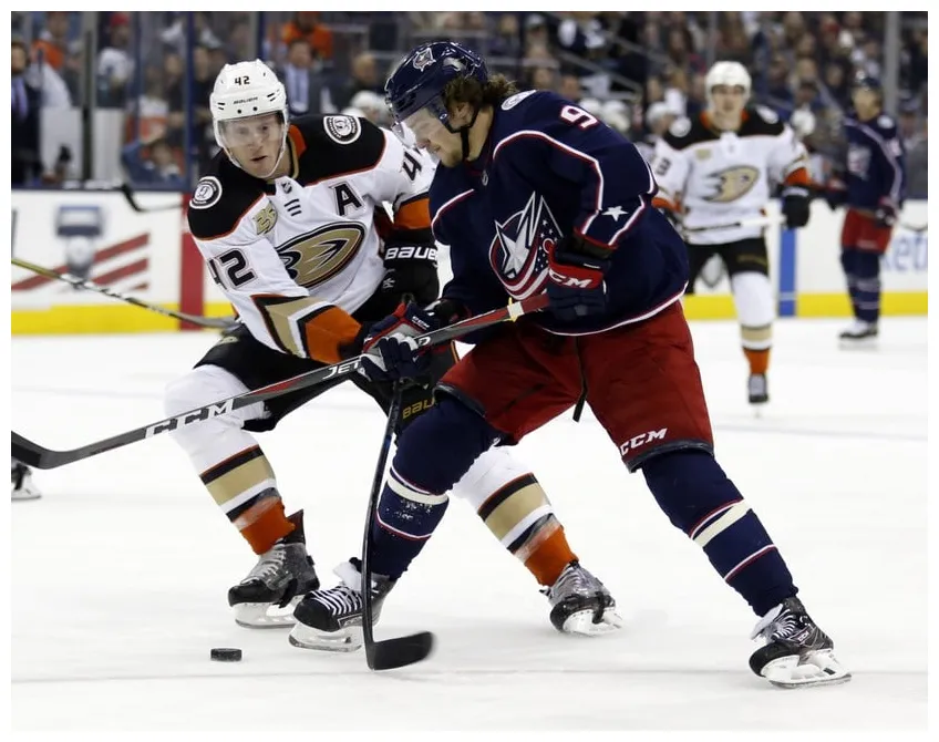 Anaheim Ducks Beat Columbus Blue Jackets in Overtime