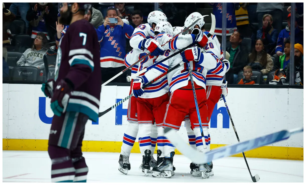 Postgame notes rangers at ducks new york rangers