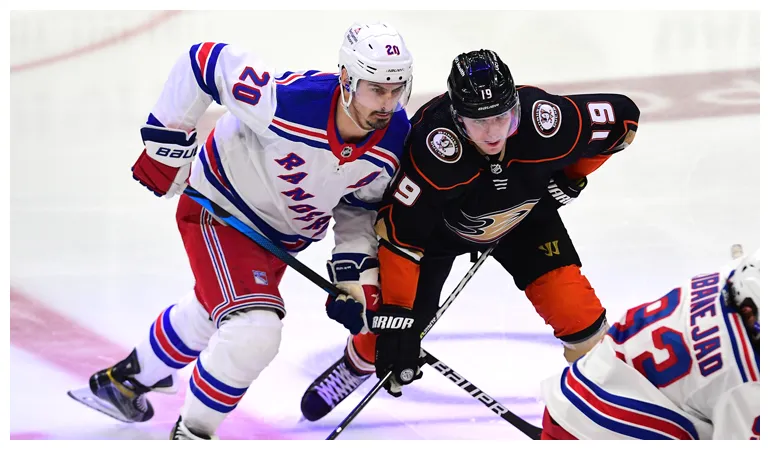 Ducks vs. new york rangers november 23 honda center