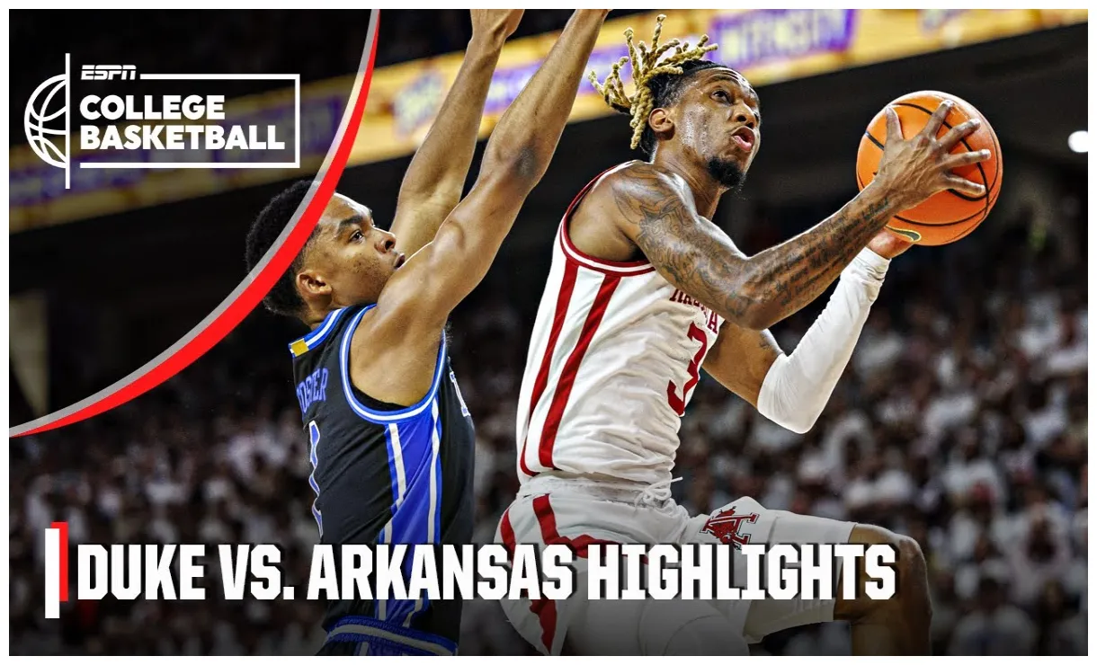 Duke Blue Devils vs. Arkansas Razorbacks | Full Game Highlights - The