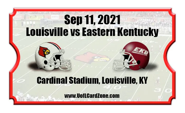 Louisville cardinals vs eastern kentucky colonels football tickets 09