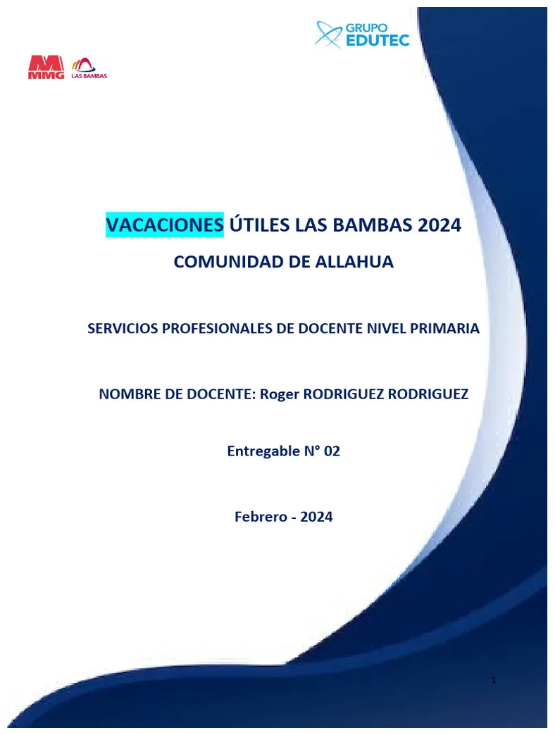 Informe 2 final de bambas 2024 royxzz reparado pdf números