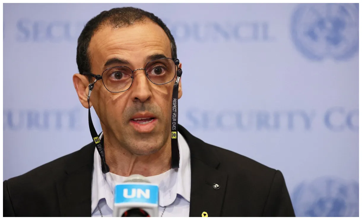 Tells un security council hamas steals your aid while