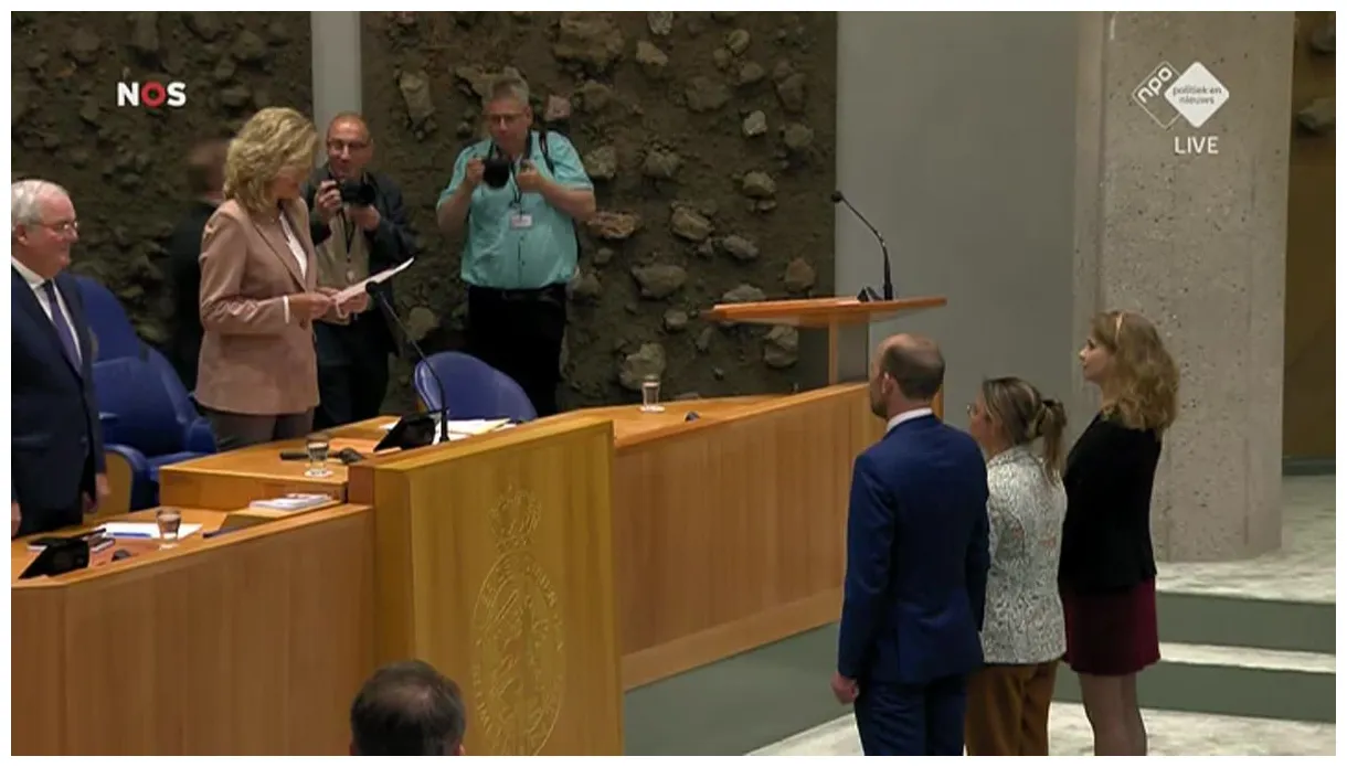 Geïnstalleerd in de tweede kamer rtv drenthe