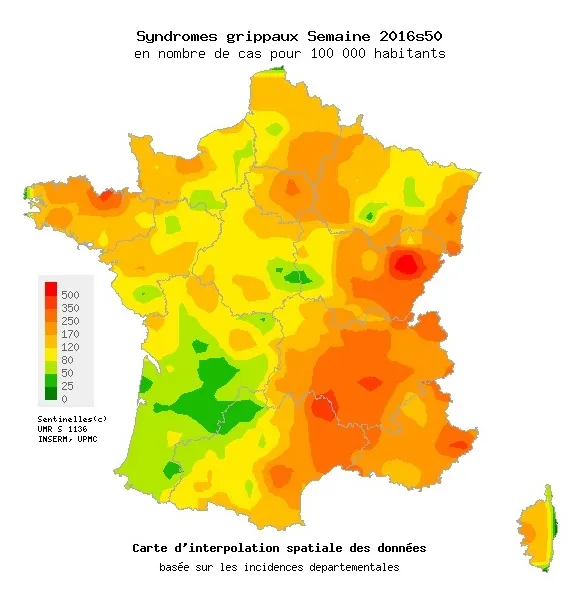 GRIPPE : Epidémie dans 13 régions et recommandations de la DGS | santé log