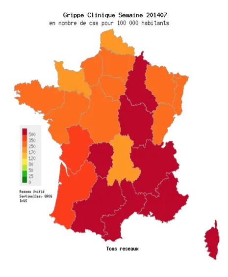 Grippe: l'épidémie continue