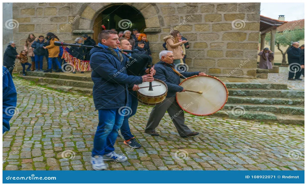 Celebration of Santo Estevao, in Duas Igrejas Editorial Photo - Image