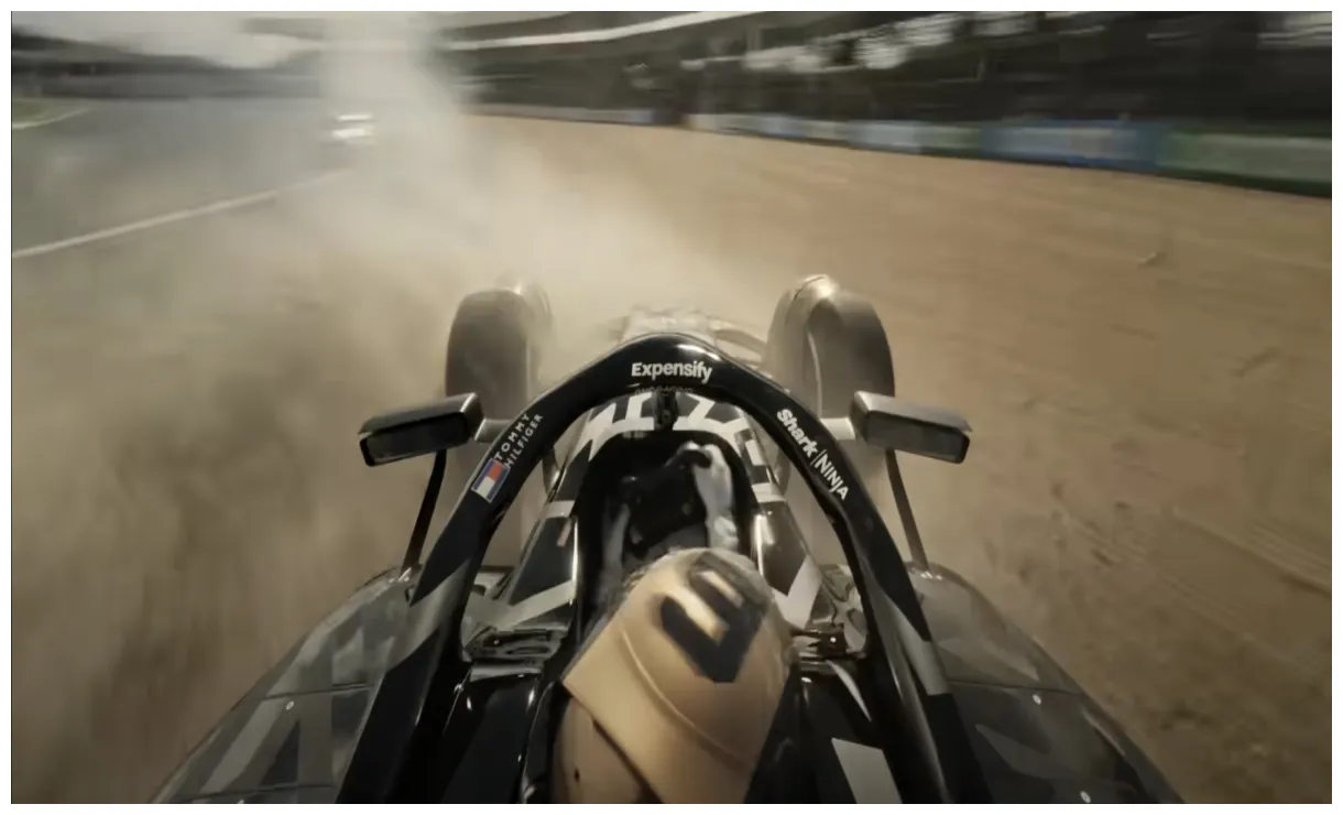 Brad pitt races into formula 1 in apple's "f1" movie