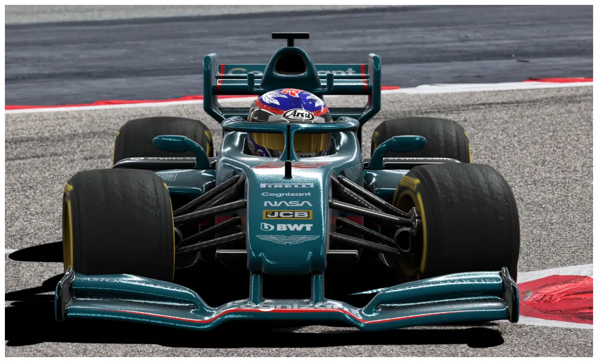 ArtStation - F1 Aston Matrin (toy version caricatured)