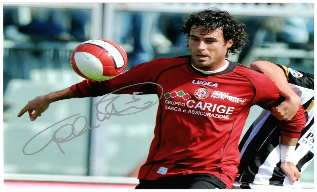 Fabio Galante – Signed Photo – Soccer (U.S. Livorno) - SignedForCharity