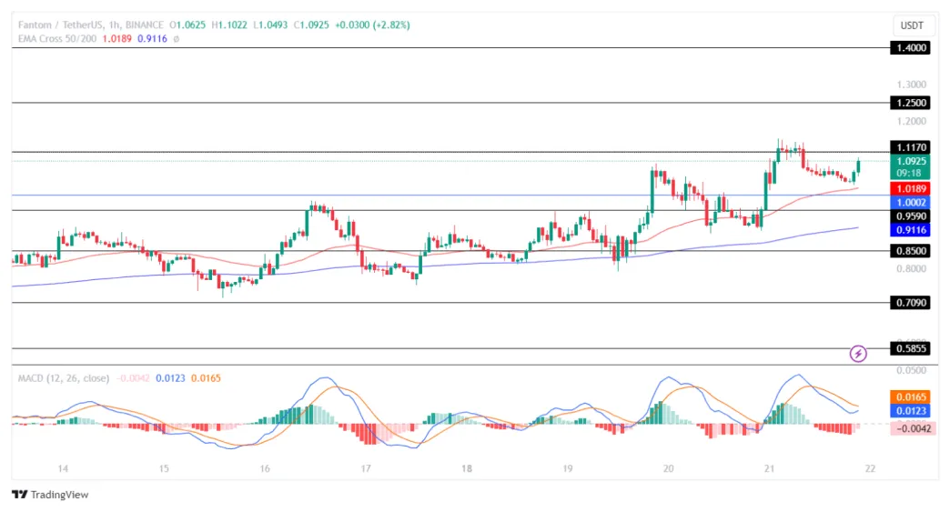 Fantom ftm historical performance graph week 5 december 2025