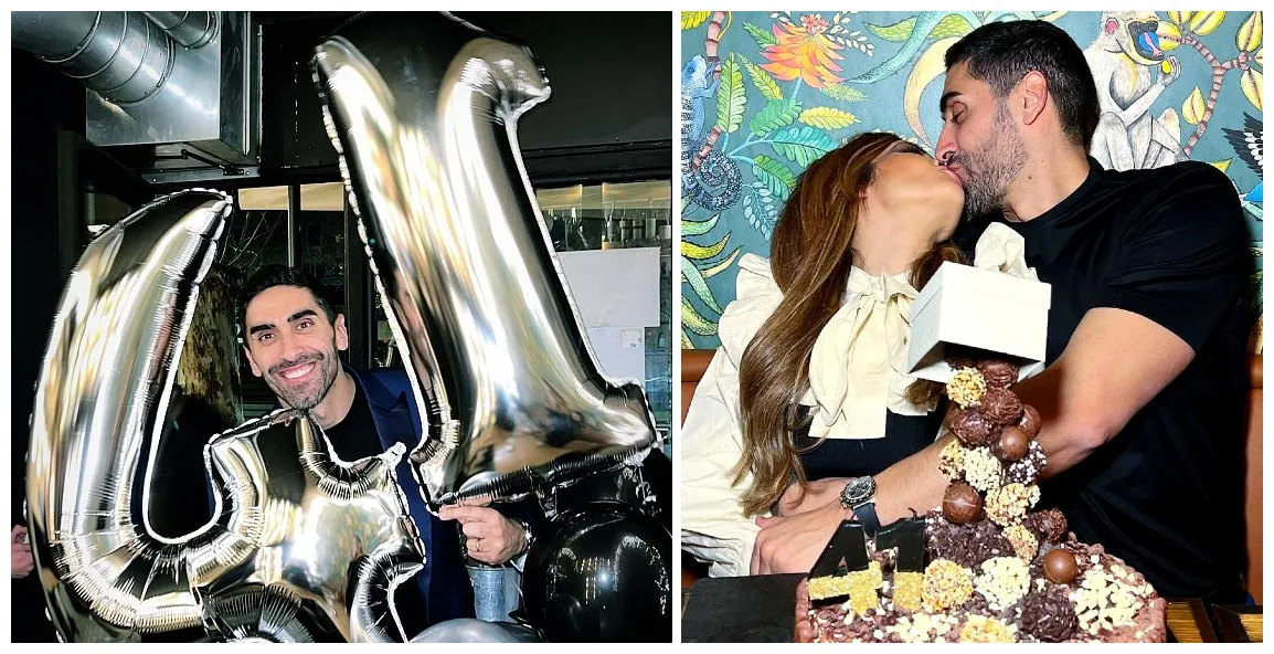 Filippo magnini compie 41 anni il party con giorgia palmas e gli amici