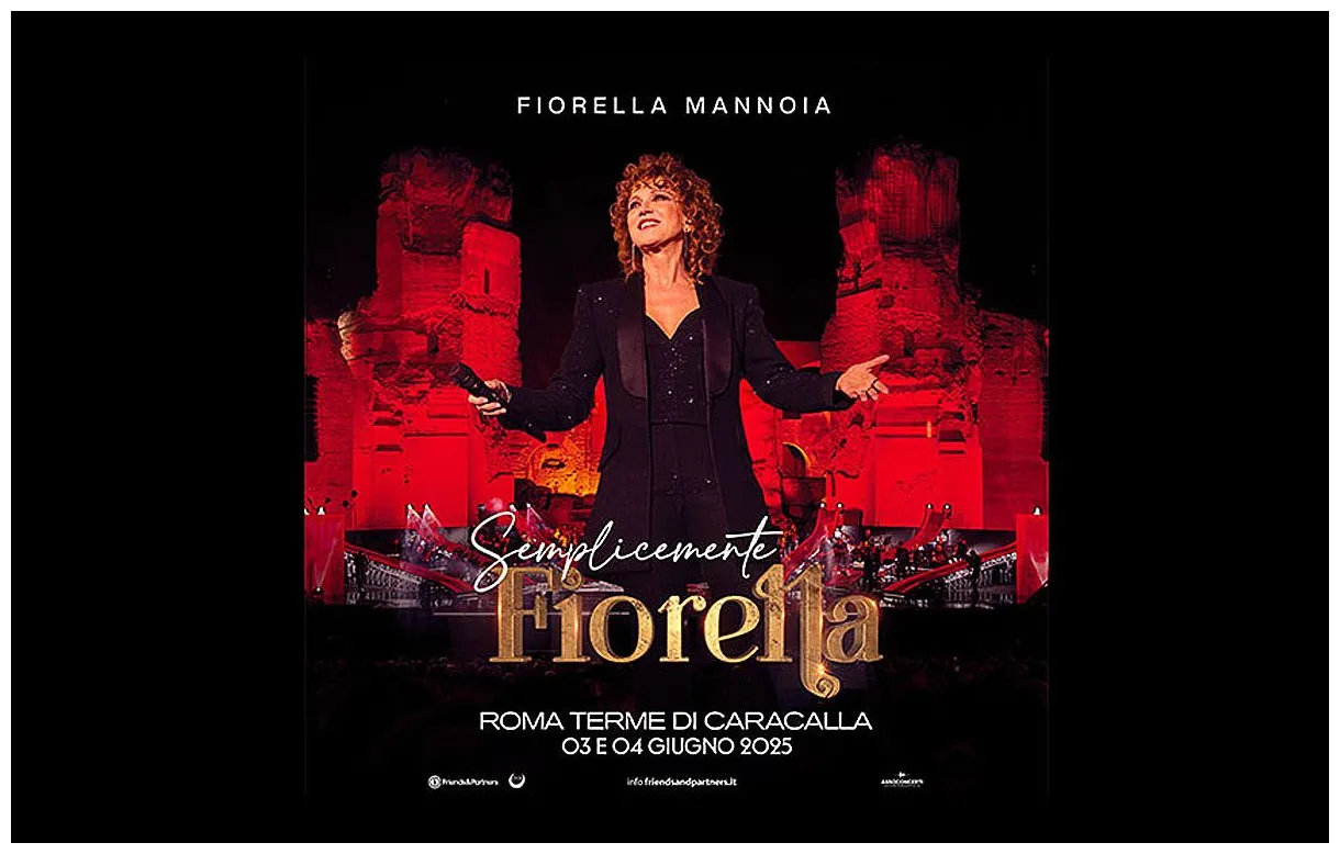 Fiorella Mannoia in concerto alle Terme di Caracalla a Roma il 3 e 4