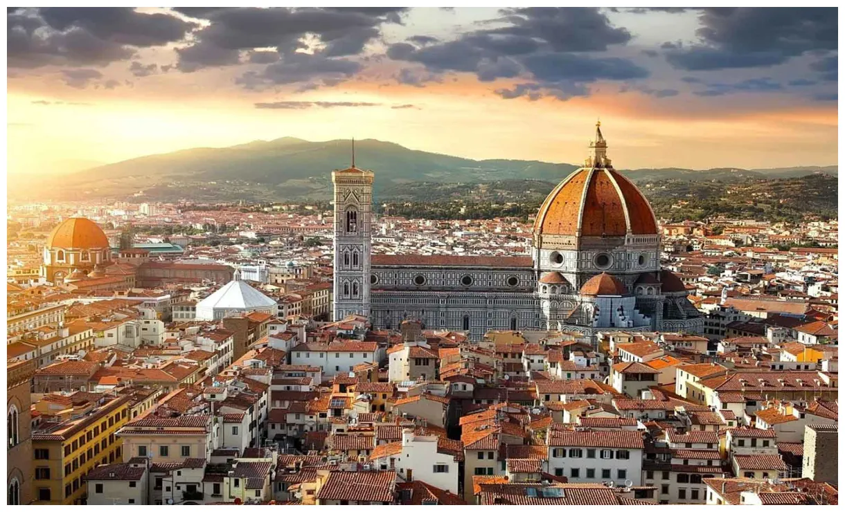 Firenze al tramonto. passeggiata di due ore per le vie della città