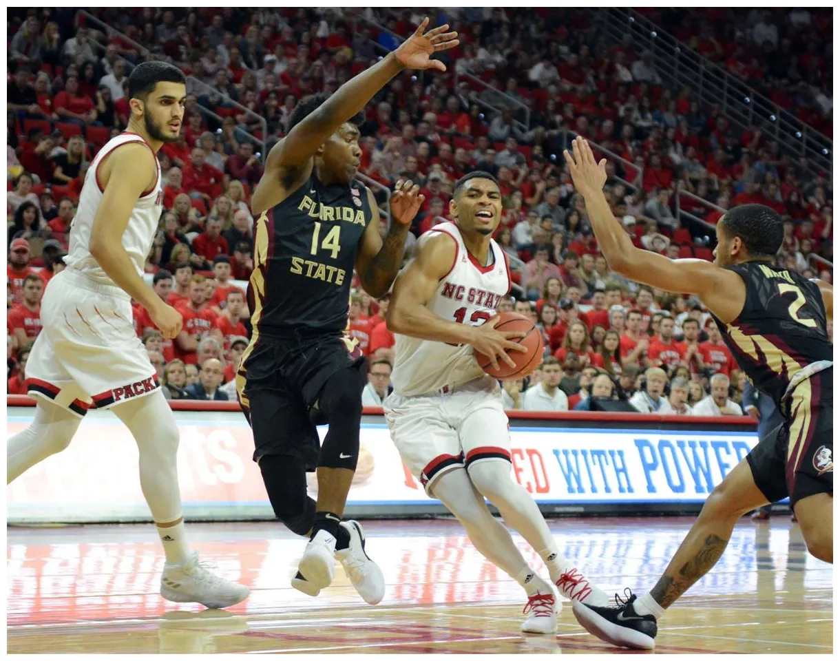 Complete basketball box score no. 25 florida state vs. nc state