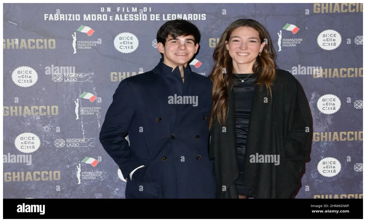 Federico salvini and attend the red carpet of the