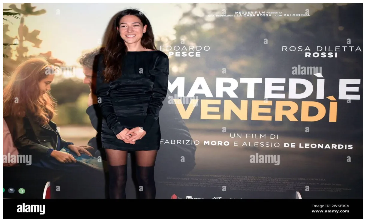 Bei der premiere des kinofilms 'martedi e venerdi' im