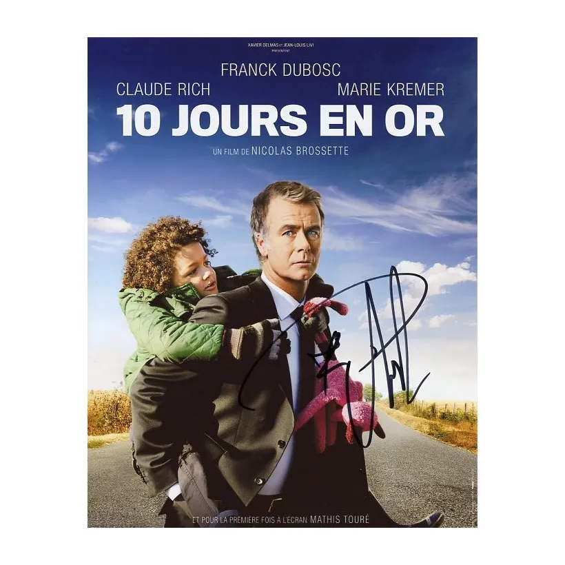 Signed autograph dubosc franck all-autographes