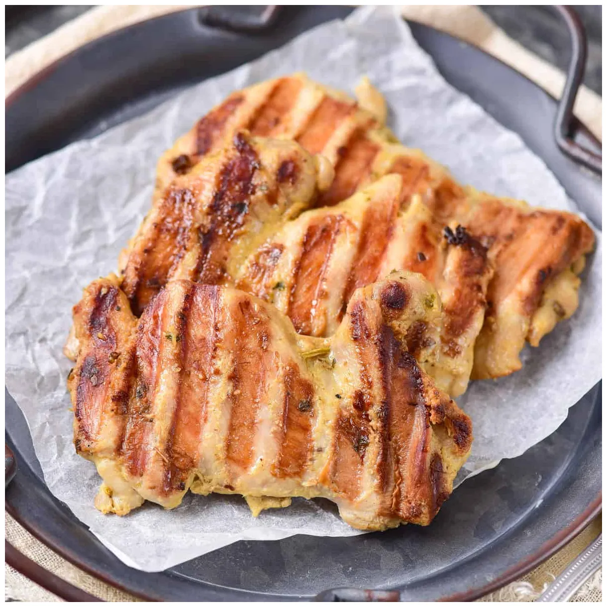 Chicken thighs • you say potatoes