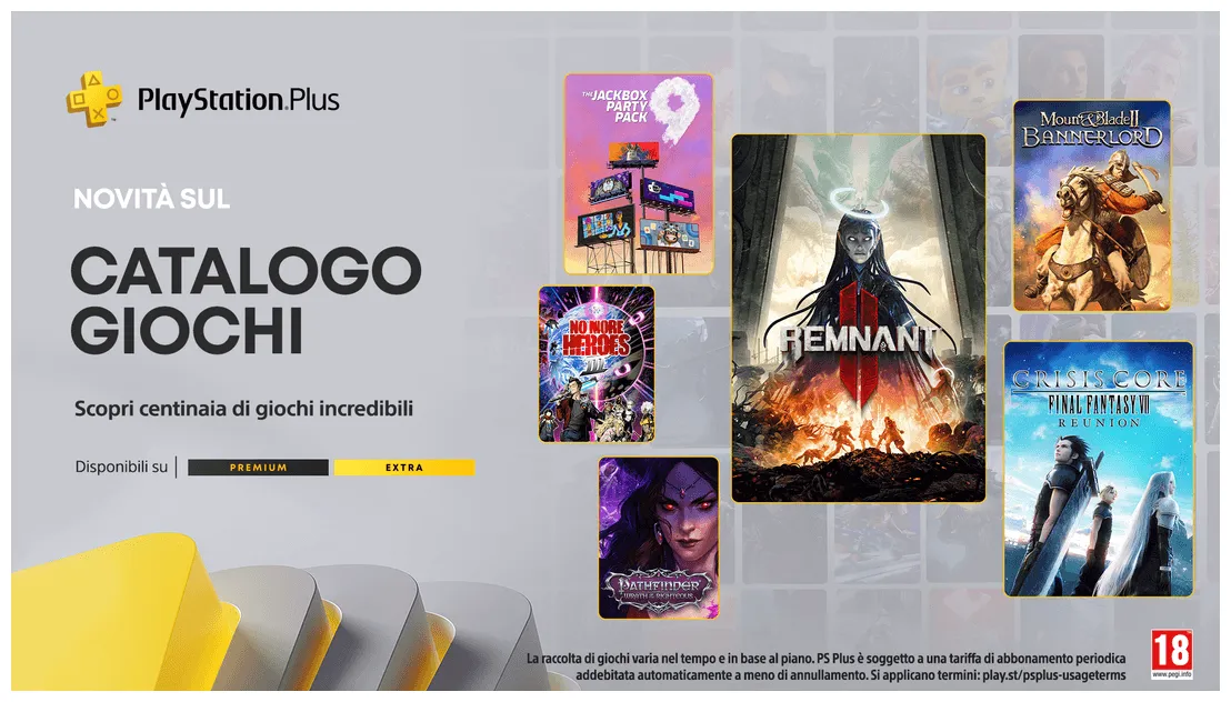 Catalogo di luglio remnant ii, crisis core