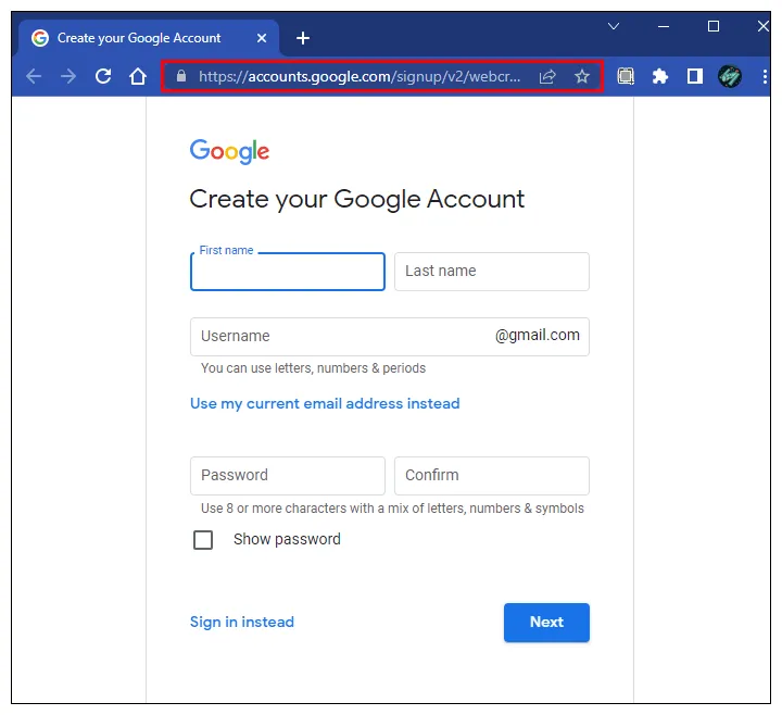 How to change your gmail address