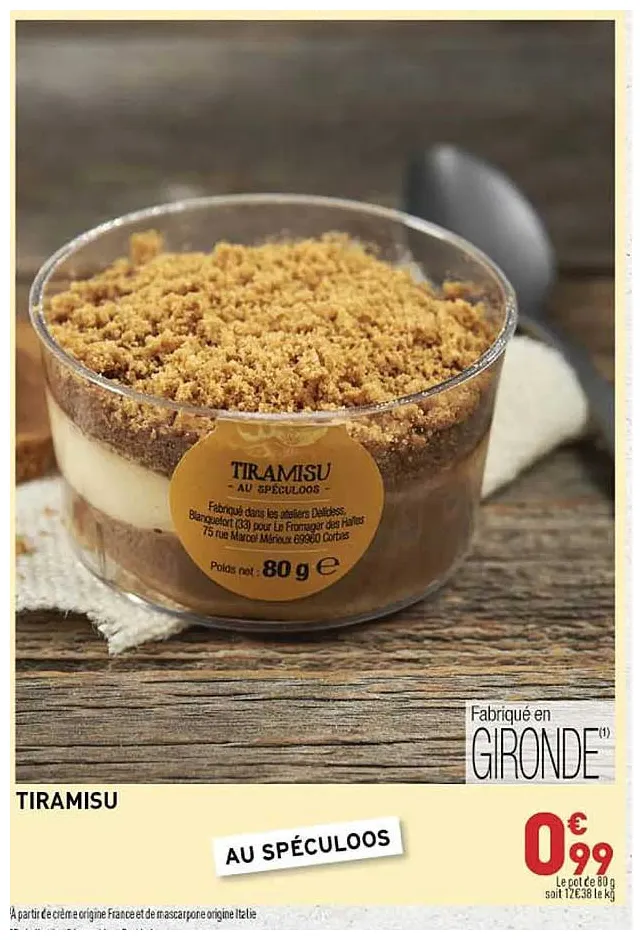 Promo tiramisu chez grand frais icatalogue.fr
