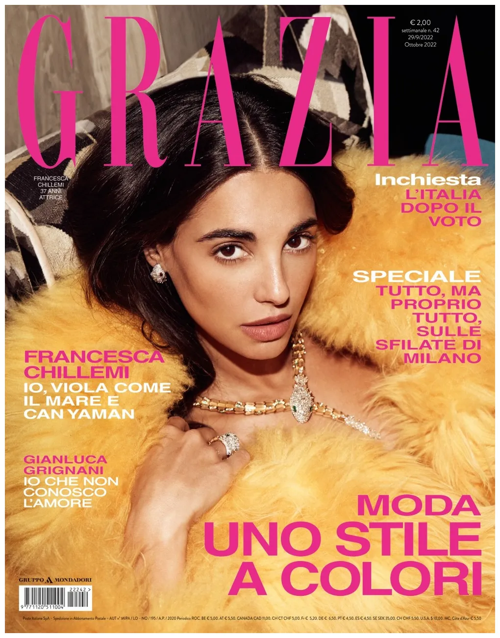 Grazia è in edicola con francesca chillemi grazia.it