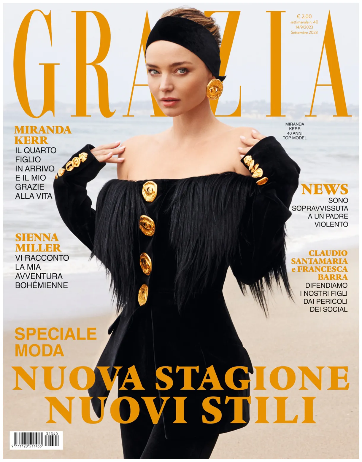 Grazia è in edicola con miranda kerr grazia.it