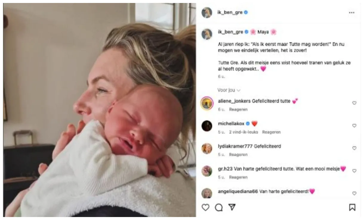 Straalt eindelijk is haar grootste wens uitgekomen