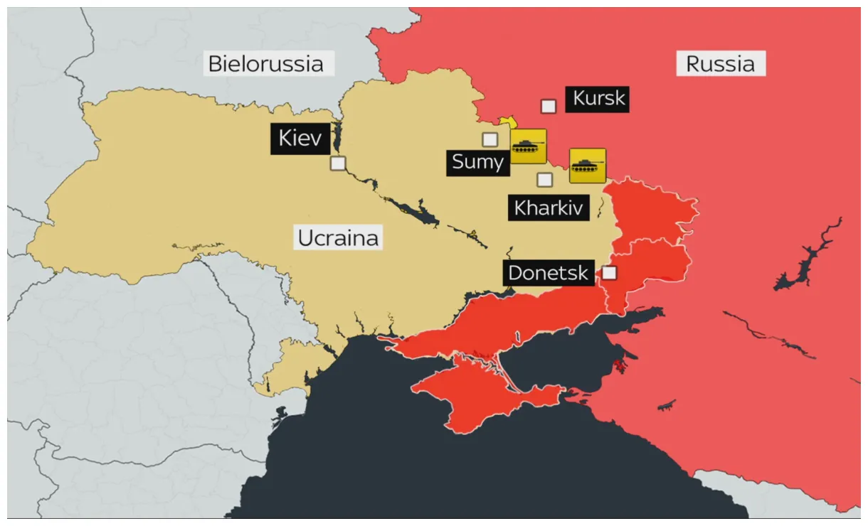 Guerra russia-ucraina, kiev diffonde le prime immagini dell’inizio dell