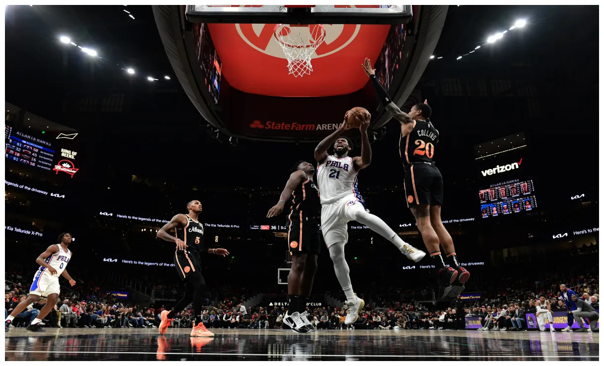 S sixers vs. atlanta hawks 11/10/2022 philadelphia 76ers