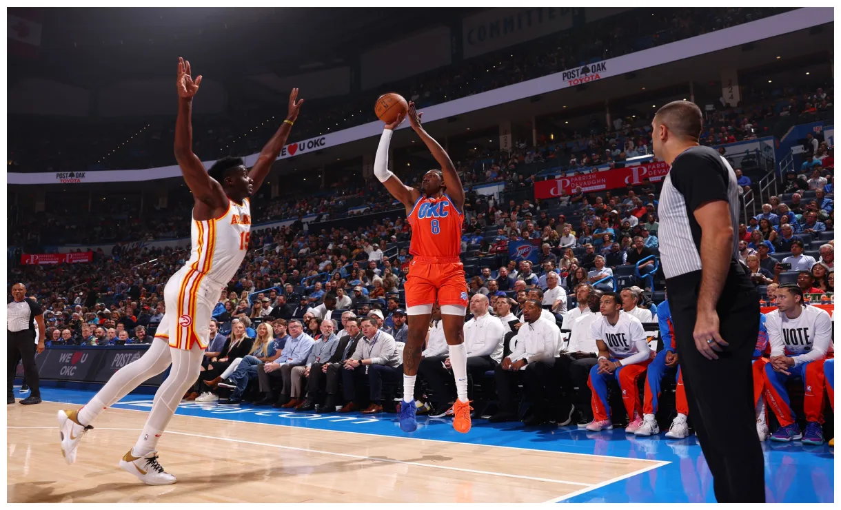 S thunder vs. hawks gallery nba