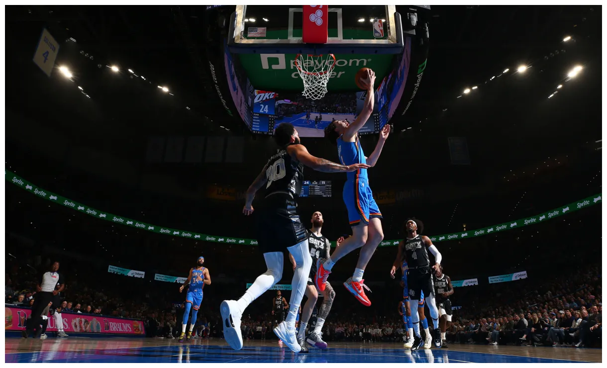 S thunder vs. spurs oklahoma city thunder