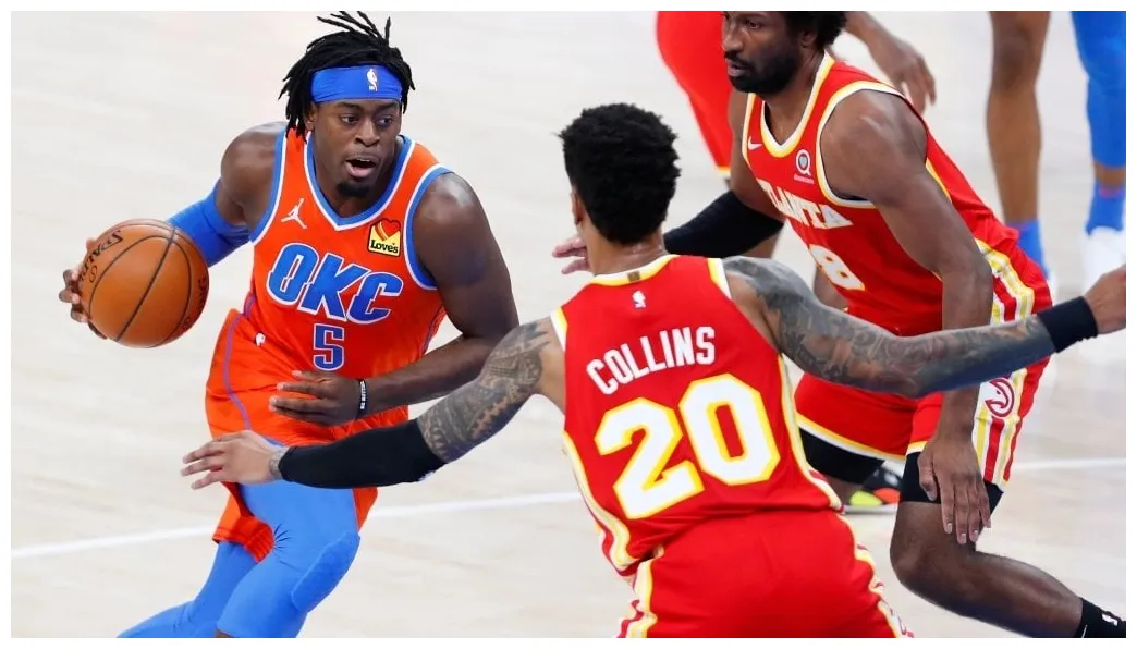 Thunder vs. hawks win percentage, projected lineups, ranks, injuries