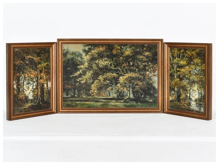 1867-1955 drieluik bosgezichten auction online